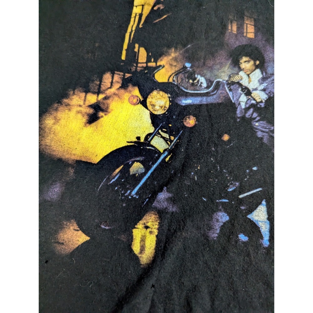 Prince Purple Rain and the Revolution Black Graphic T Shirt - Picture 7 of 11